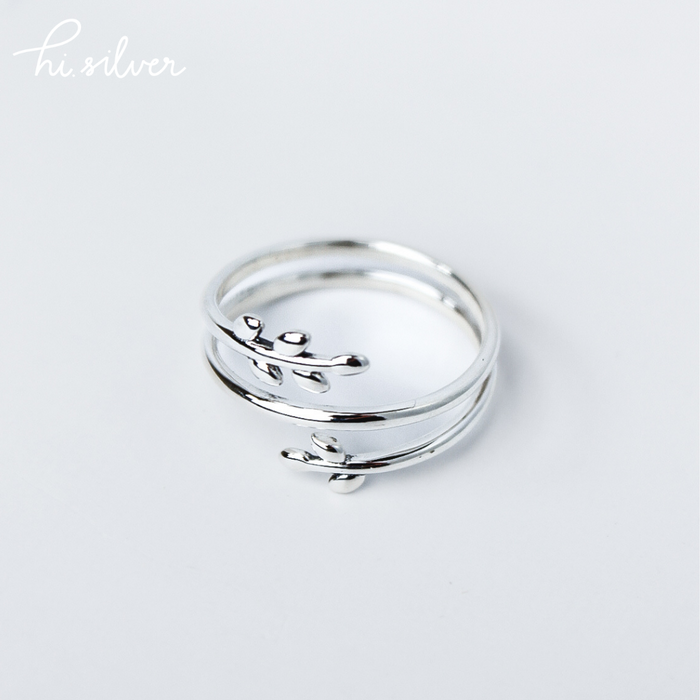 Серебряное кольцо Флора